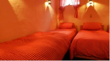 Bed in 5-Bed Dormitory Room with Shared Bathroom
