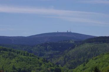 Brockenblick-Tourist